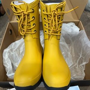 Bogs Amelia lace up rain boot size 7 eur 38